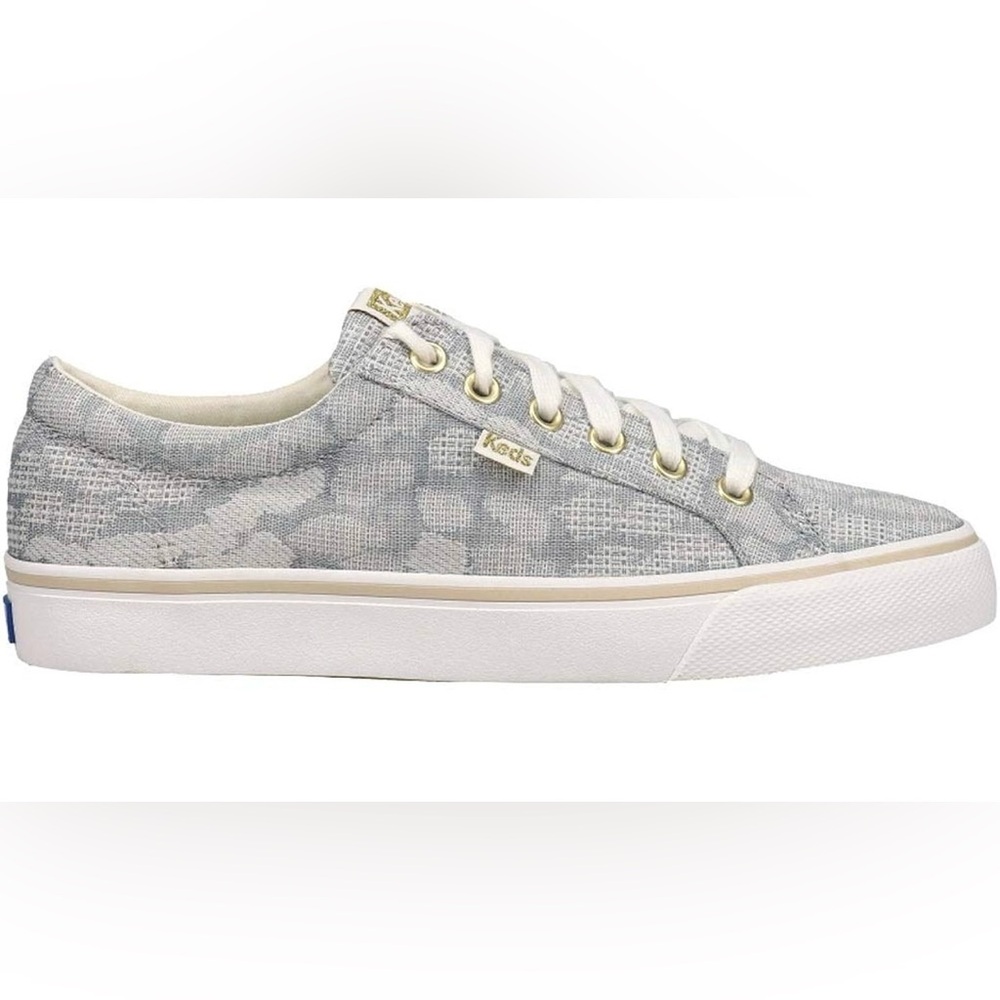 Keds Jump Kick Leo Leopard Chambray Sneakers